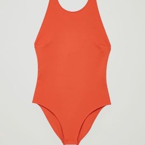 COS Twist-Back Swimsuit - Rust